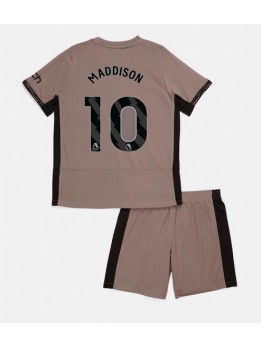 Otroški Nogometna dresi replika Tottenham Hotspur James Maddison #10 Tretji 2023-24 Kratek rokav (+ hlače)